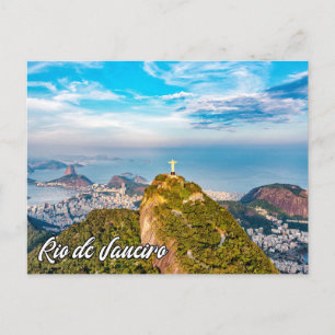 Cartes Pour Fêtes Annuelles Christ Rédempteur, Rio de Janeiro, Brésil