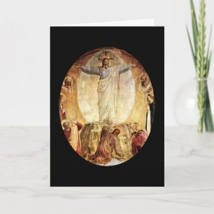 Cartes Pour Fêtes Annuelles Christ transcendant ressuscité de la tombe