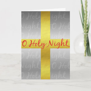 Cartes Pour Fêtes Annuelles Christian Christmas Cross Religious Personalized