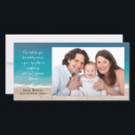 Cartes Pour Fêtes Annuelles Christian Christmas Photo Ocean and Beach<br><div class="desc">Cartes de Noël chrétiennes avec eau de mer et sable de plage arrière - plan. Ajoutez une photo horizontale et personnalisez avec n'importe quel message. Voici un exemple de texte : "Notre souhait pour vous cette période de fêtes est une vie remplie de bénédictions glorieuses de Dieu."</div>