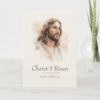 Cartes Pour Fêtes Annuelles Christian Easter Card Christ is Risen Blessing