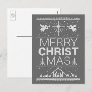 Cartes Pour Fêtes Annuelles Christian Ugly Sweat Christmas Joyeux Noël