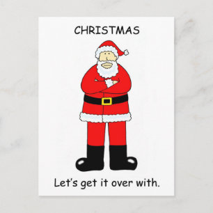 Cartes Pour Fêtes Annuelles Christmas Bah Humbug