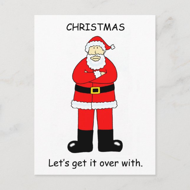 Cartes Pour Fêtes Annuelles Christmas Bah Humbug (Devant)