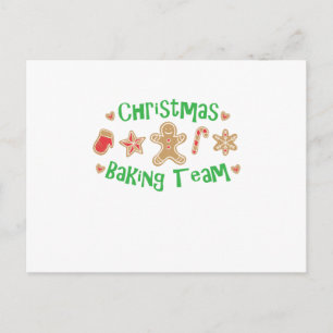 Cartes Pour Fêtes Annuelles Christmas Baking Team cookie de vacances Funny