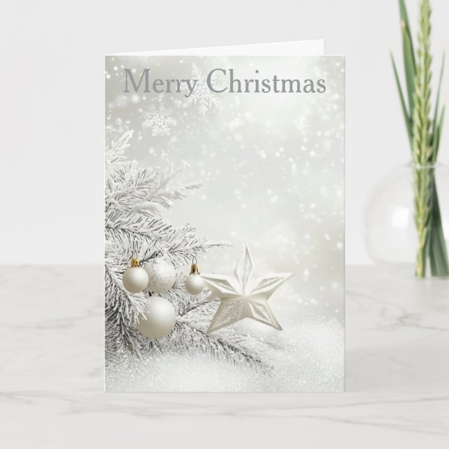 Cartes Pour Fêtes Annuelles Christmas Bauble (Devant)