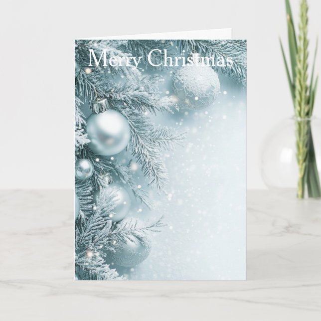 Cartes Pour Fêtes Annuelles Christmas Bauble (Devant)