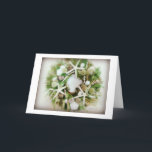 Cartes Pour Fêtes Annuelles Christmas Beach Wreath<br><div class="desc">Partagez votre amour de l'océan et de la plage avec cette belle photo d'une couronne de fer accrochée à mon endroit préféré de plage.</div>