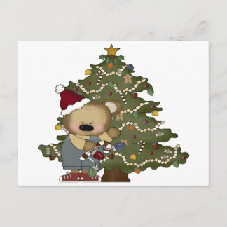 Cartes Pour Fêtes Annuelles Christmas Bear