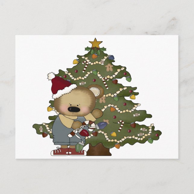 Cartes Pour Fêtes Annuelles Christmas Bear (Devant)