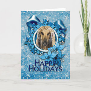 Cartes Pour Fêtes Annuelles Christmas - Blue Snowflakes