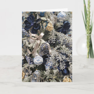 Cartes Pour Fêtes Annuelles Christmas Bulbs Scene 3 Card