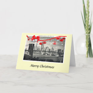 Cartes Pour Fêtes Annuelles Christmas Card - Brooklyn Bridge, New York