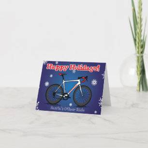 Cartes Pour Fêtes Annuelles Christmas Card for Cyclists