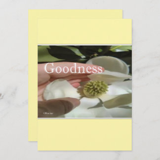 Cartes Pour Fêtes Annuelles christmas card --Goodness