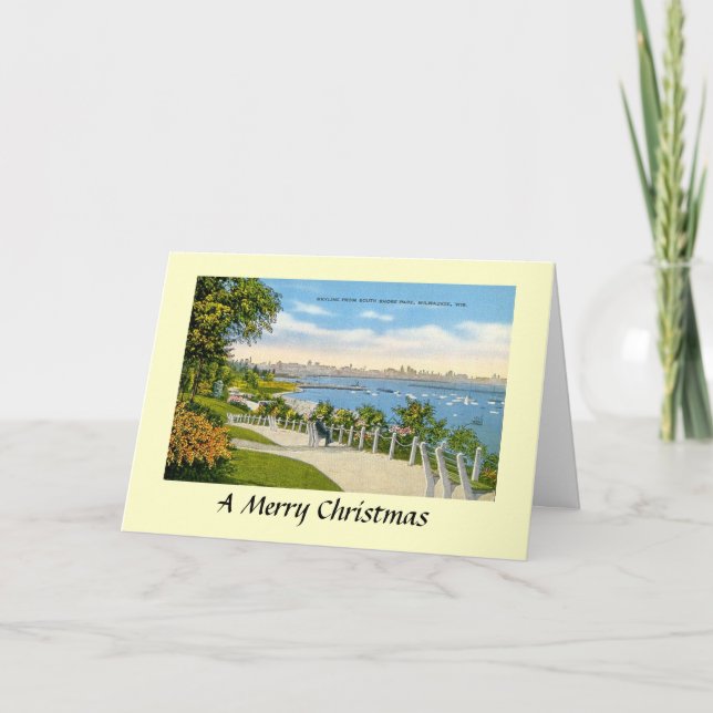 Cartes Pour Fêtes Annuelles Christmas Card - Milwaukee, Wisconsin, USA (Devant)