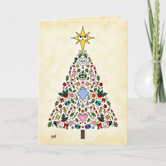 Cartes Pour Fêtes Annuelles Christmas Card Miracle of Awakening Tree (Devant)