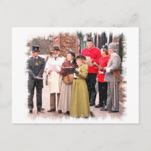 CARTES POUR FÊTES ANNUELLES CHRISTMAS CAROL CHANTEURS VICTORIENS