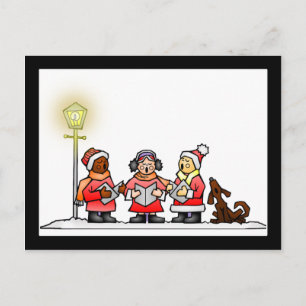 Cartes Pour Fêtes Annuelles Christmas Carolers