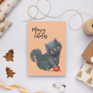 Cartes Pour Fêtes Annuelles Christmas Cat
