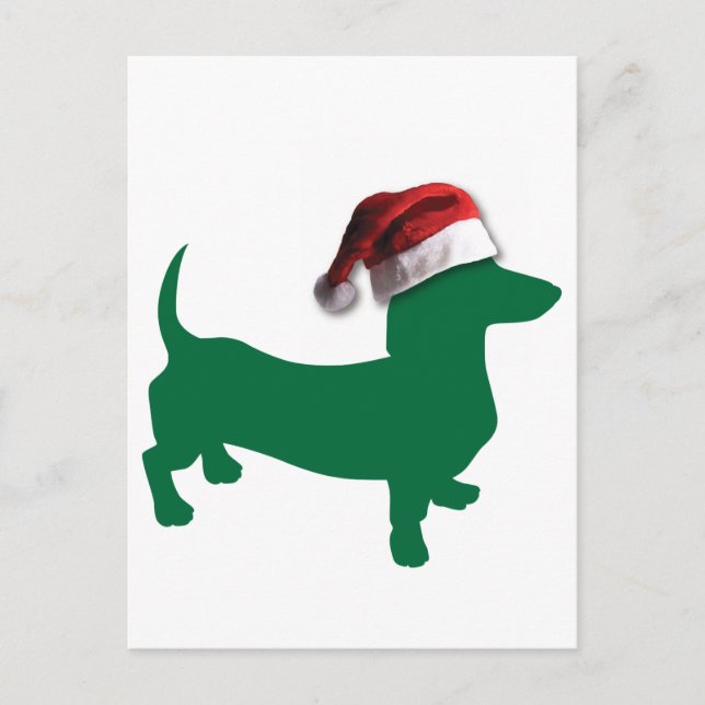 Cartes Pour Fêtes Annuelles Christmas Dachshund (Devant)