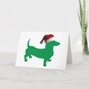 Cartes Pour Fêtes Annuelles Christmas Dachshund