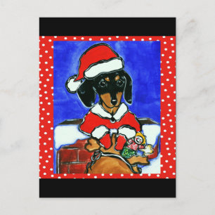 Cartes Pour Fêtes Annuelles Christmas Dachshund