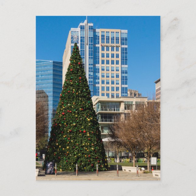 Cartes Pour Fêtes Annuelles Christmas Downtown Dallas (Devant)