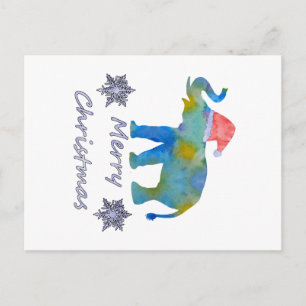 Cartes Pour Fêtes Annuelles Christmas Elephant