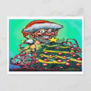 Cartes Pour Fêtes Annuelles Christmas Elf