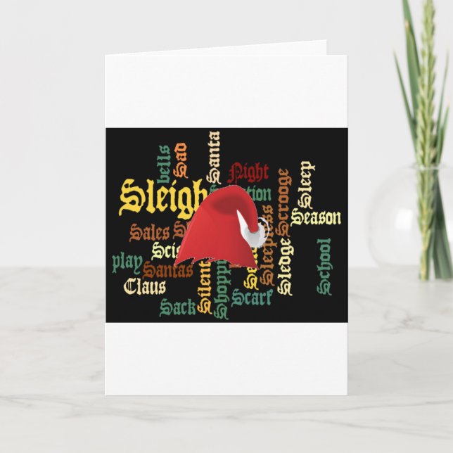 Cartes Pour Fêtes Annuelles Christmas empoisonne Have a Nice Day & a Better Ni (Devant)