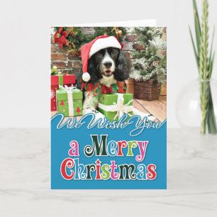 Cartes Pour Fêtes Annuelles Christmas - English Springer Espagne - Lucy
