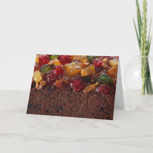 Cartes Pour Fêtes Annuelles Christmas Fruit Cake