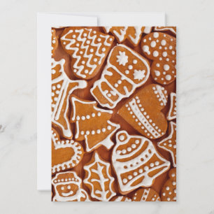 Cartes Pour Fêtes Annuelles Christmas Gingerbread Biscuits