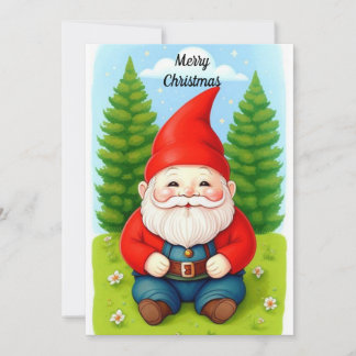 Cartes Pour Fêtes Annuelles Christmas Gnome