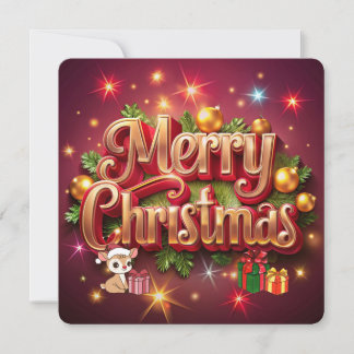 Cartes Pour Fêtes Annuelles Christmas Greeting Postcard