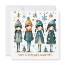 Christmas Greeting Postcard