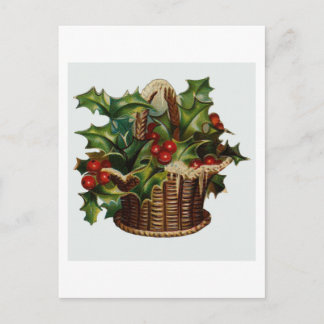 Cartes Pour Fêtes Annuelles Christmas Holly
