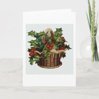 Cartes Pour Fêtes Annuelles Christmas Holly