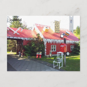 Cartes Pour Fêtes Annuelles Christmas House near Akureyri, Iceland