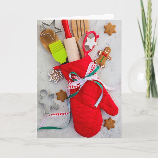 Cartes Pour Fêtes Annuelles Christmas Kitchen (Devant)