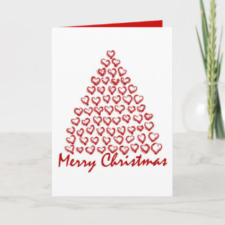 Cartes Pour Fêtes Annuelles Christmas Love Tree