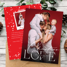 Christmas Love Typographie classique minimaliste P