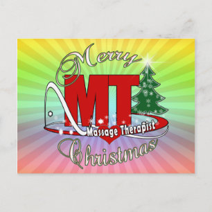Cartes Pour Fêtes Annuelles CHRISTMAS MT Massage Therapist