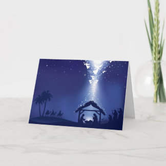 Cartes Pour Fêtes Annuelles Christmas Nativity