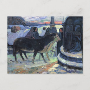 Cartes Pour Fêtes Annuelles Christmas Night - Paul Gauguin