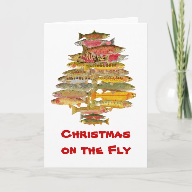 Cartes Pour Fêtes Annuelles Christmas on the Fly (Devant)