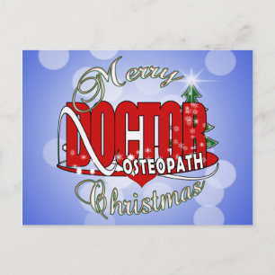 CARTES POUR FÊTES ANNUELLES CHRISTMAS OSTEOPATH DOCTEUR