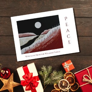 Cartes Pour Fêtes Annuelles Christmas Peace Desert Southwest Holiday Card