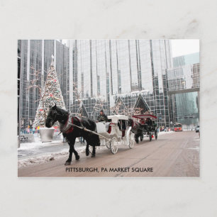 Cartes Pour Fêtes Annuelles Christmas Pittsburgh PA Carré du marché